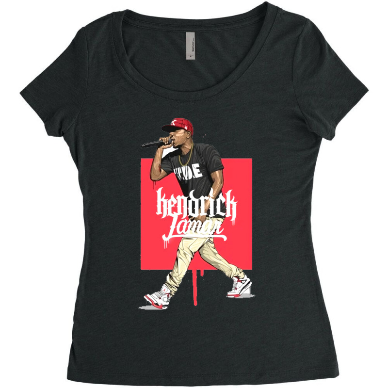 Kendrick Lamar Mr Morale A Kendrick Lamar Mr Morale Women's Triblend Scoop T-shirt by RHONDAHARRISON | Artistshot