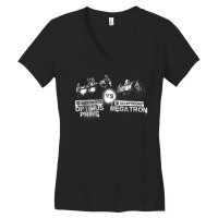 Transformers War For Cybertron Optimus Prime Vs Megatron V-neck Women's V-neck T-shirt | Artistshot