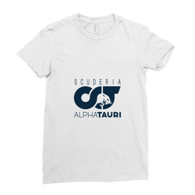 Alphatauri F1 Team Ladies Fitted T-shirt Designed By Hannah