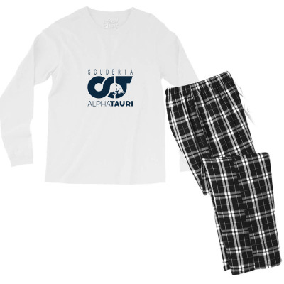 Alphatauri F1 Team Men's Long Sleeve Pajama Set Designed By Hannah