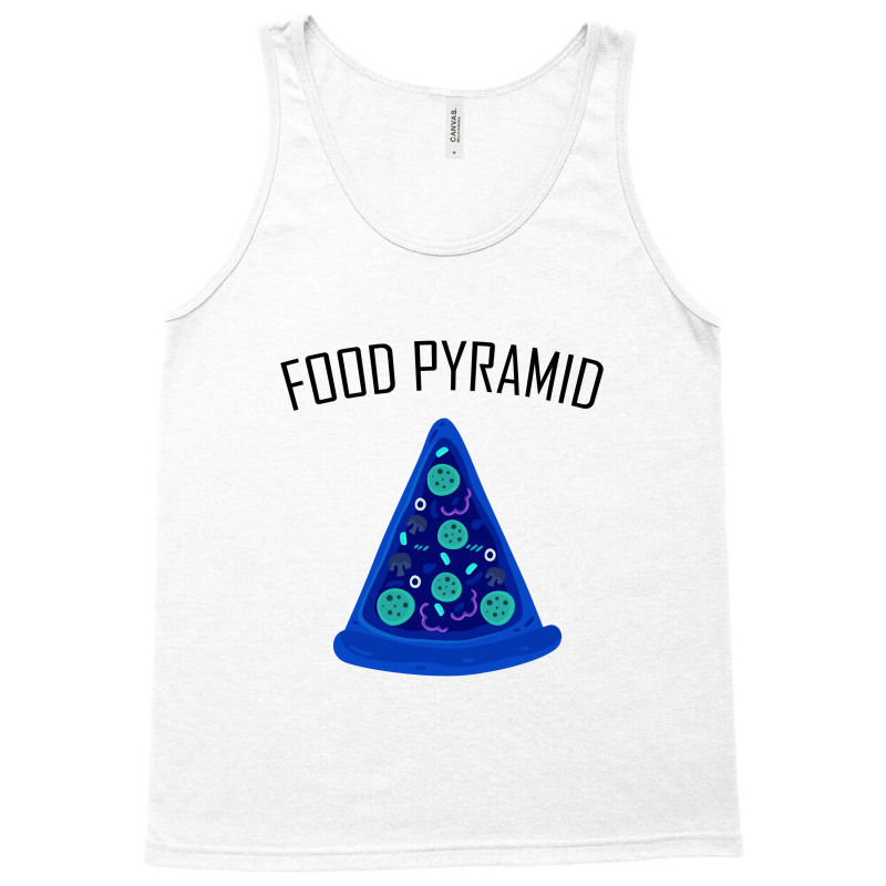 Pizza Unisex Shirt Pyramid Yummy Food Vegetable Tank Top | Artistshot