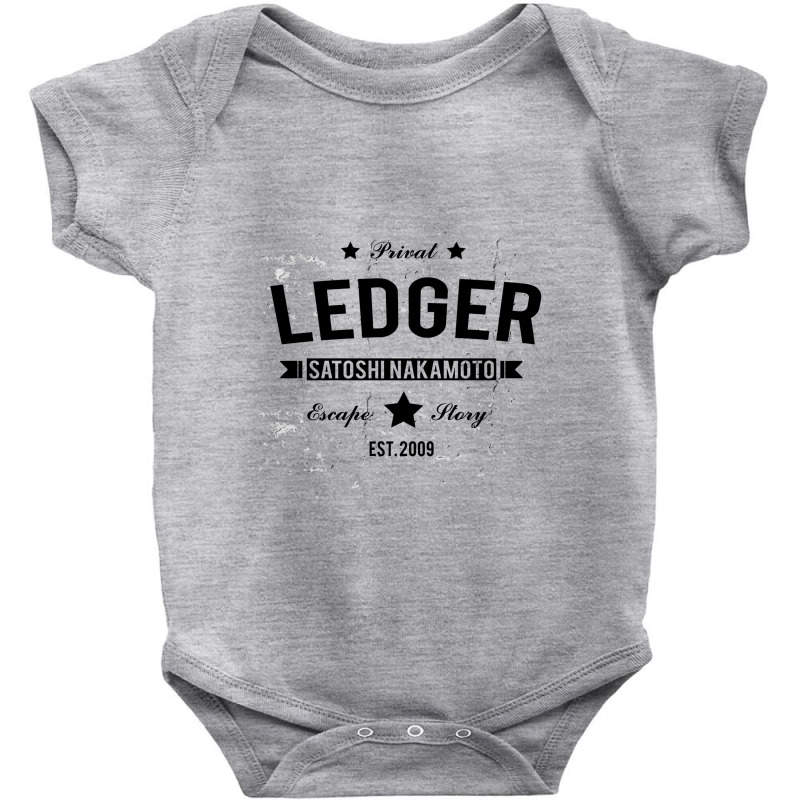 Private Ledger Blockchain Satoshi Btc Design Baby Bodysuit by hatanoreiya | Artistshot