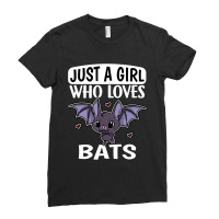 Just A Girl Who Loves Bats Cute Vampire Bat Costume Ladies Fitted T-shirt | Artistshot