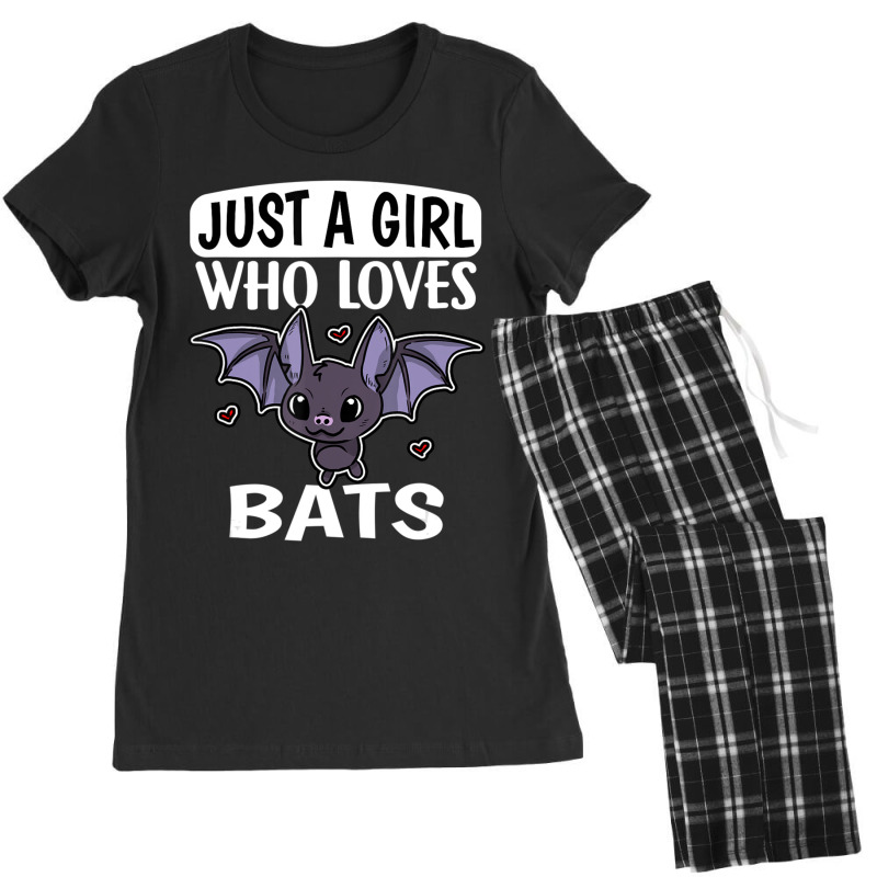 Just A Girl Who Loves Bats Cute Vampire Bat Costume Women's Pajamas Set by thangdinhsinhelf | Artistshot