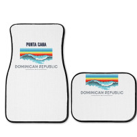 Punta Cana Souvenir   Dominican Republic Reminder T Shirt Full Set Car Mats | Artistshot