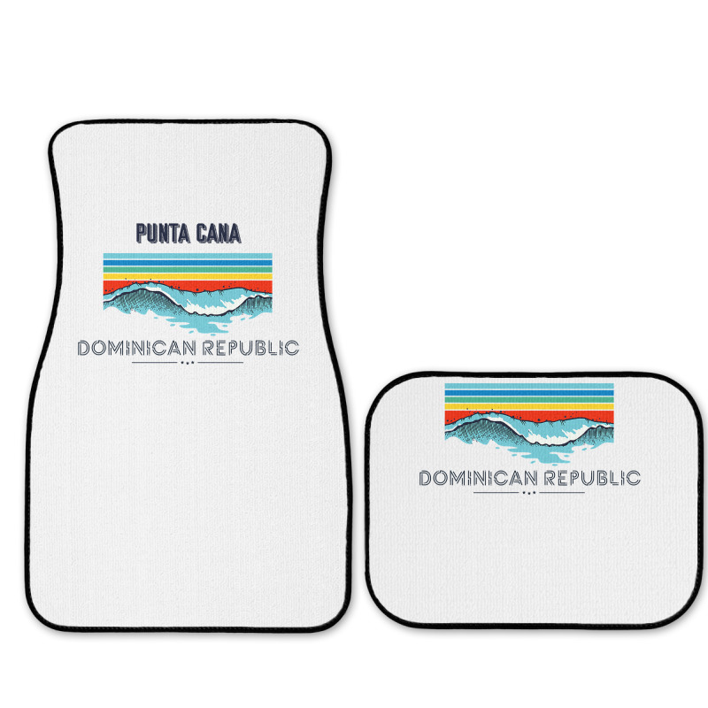 Punta Cana Souvenir   Dominican Republic Reminder T Shirt Full Set Car Mats | Artistshot