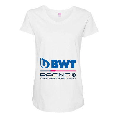 Bwt F1 Team Maternity Scoop Neck T-shirt Designed By Hannah