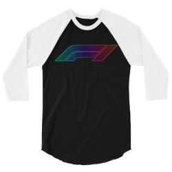 f1 logo glow 3/4 Sleeve Shirt | Artistshot