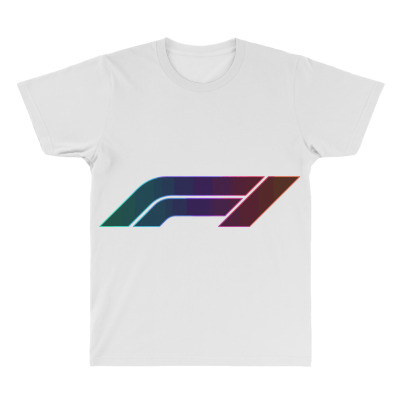 F1 Logo Glow All Over Men's T-shirt Designed By Hannah