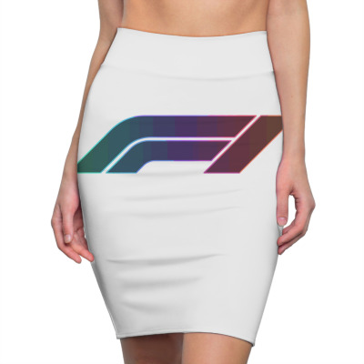 F1 Logo Glow Pencil Skirts Designed By Hannah