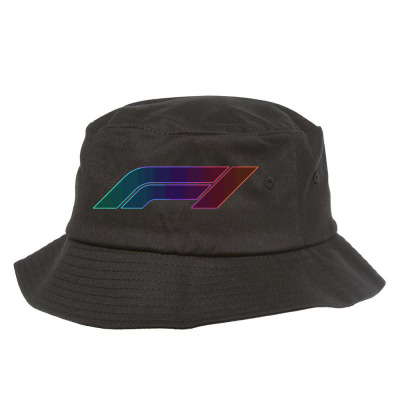 F1 Logo Glow Bucket Hat Designed By Hannah
