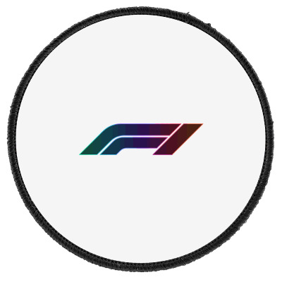 F1 Logo Glow Round Patch Designed By Hannah