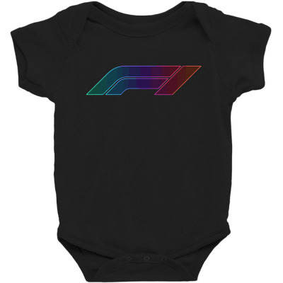 F1 Logo Glow Baby Bodysuit Designed By Hannah