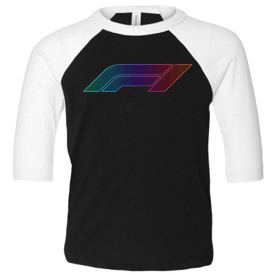 F1 Logo Glow Toddler 3/4 Sleeve Tee Designed By Hannah