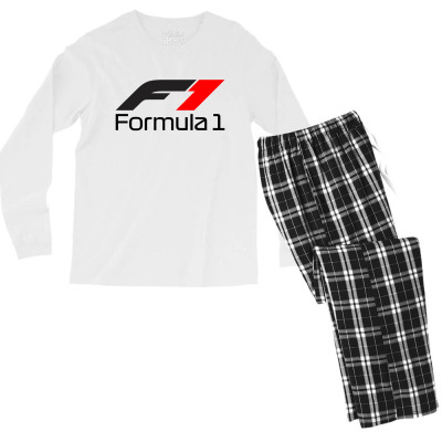 F1 Logo New Men's Long Sleeve Pajama Set Designed By Hannah