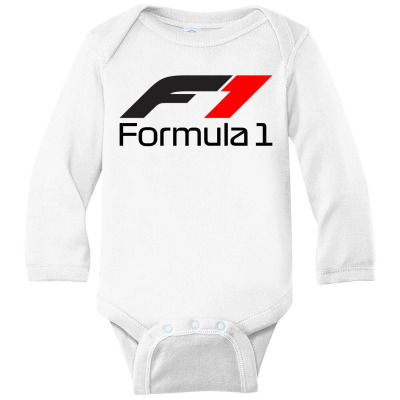 F1 Logo New Long Sleeve Baby Bodysuit Designed By Hannah