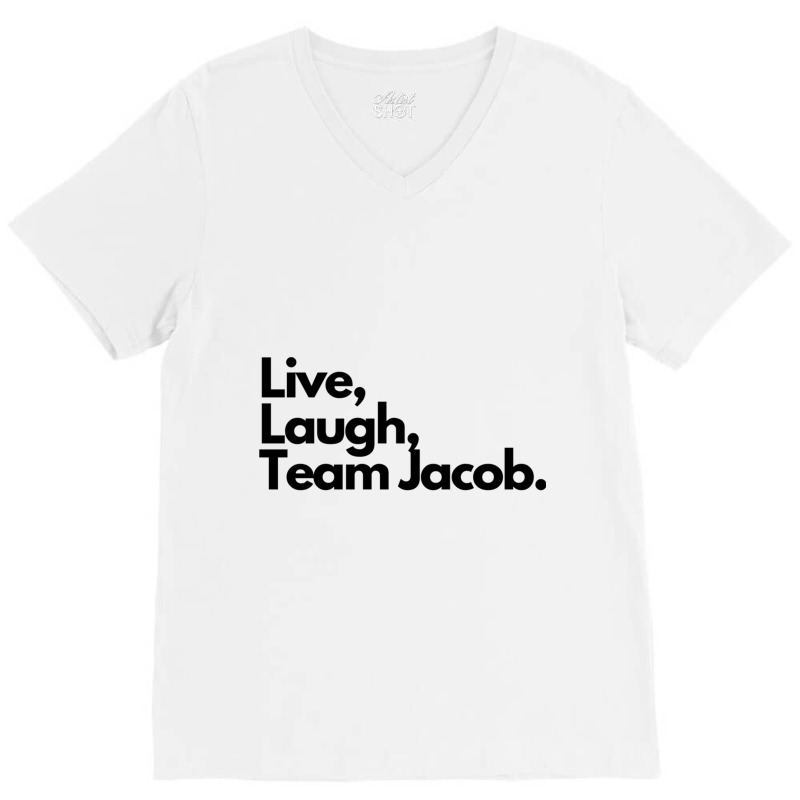 Live Laugh Team Jacob V-Neck Tee by cm-arts | Artistshot