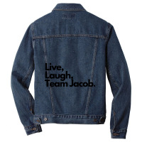 Live Laugh Team Jacob Men Denim Jacket | Artistshot