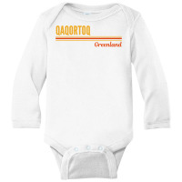 Qaqortoq Greenland T Shirt Long Sleeve Baby Bodysuit | Artistshot