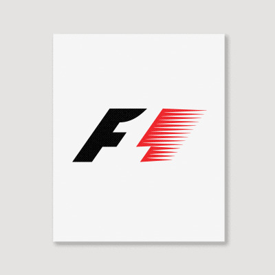 F1 Old Logo Portrait Canvas Print Designed By Hannah