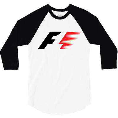 F1 Old Logo 3/4 Sleeve Shirt Designed By Hannah