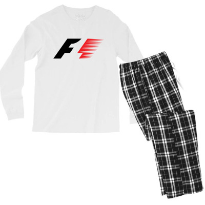 F1 Old Logo Men's Long Sleeve Pajama Set Designed By Hannah