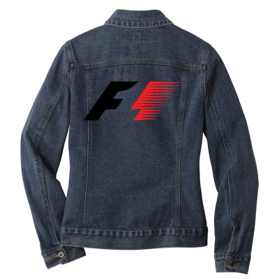 F1 Old Logo Ladies Denim Jacket Designed By Hannah