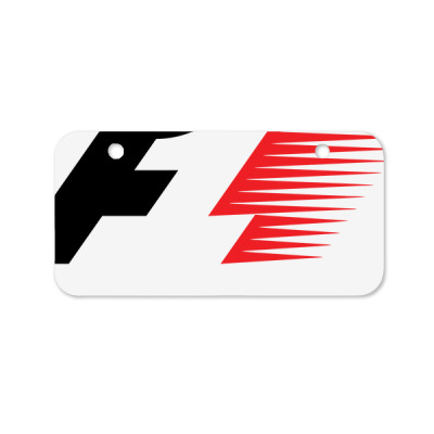 F1 Old Logo Bicycle License Plate Designed By Hannah