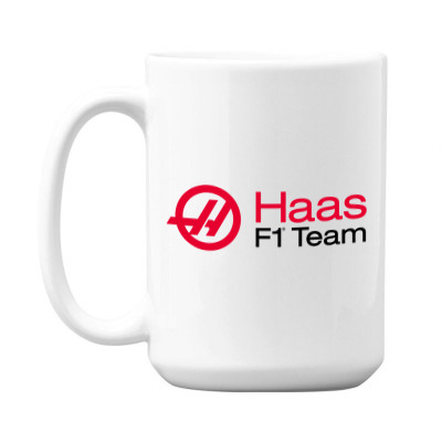 Haas F1 Team 15 Oz Coffee Mug Designed By Hannah