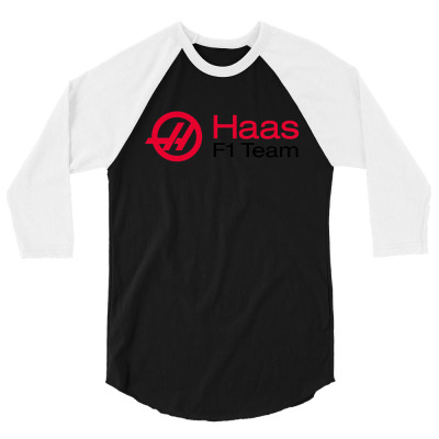 Haas F1 Team 3/4 Sleeve Shirt Designed By Hannah