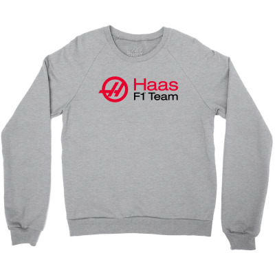 Haas F1 Team Crewneck Sweatshirt Designed By Hannah