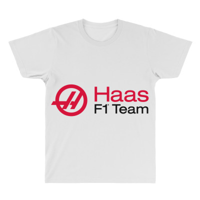 Haas F1 Team All Over Men's T-shirt Designed By Hannah