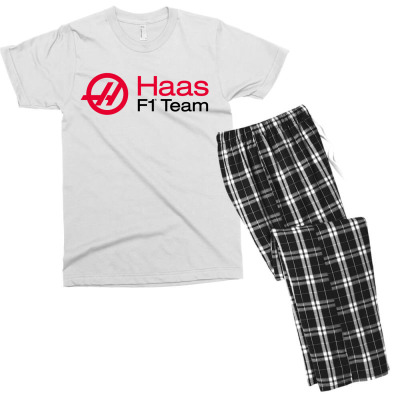 Haas F1 Team Men's T-shirt Pajama Set Designed By Hannah
