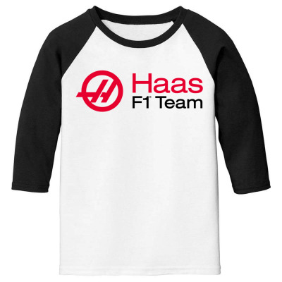 Haas F1 Team Youth 3/4 Sleeve Designed By Hannah