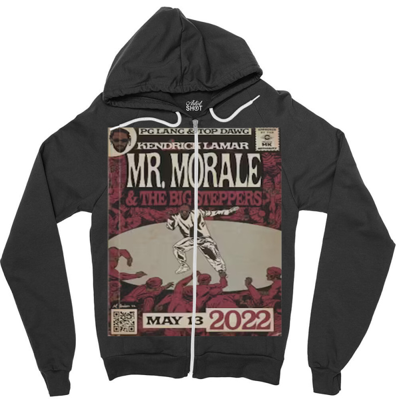 Mr Morale And The Big Steppers,kendrick Lamar Mr Morale,mr Morale Zipper Hoodie by RHONDAHARRISON | Artistshot