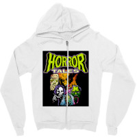 Horror Tales   Vintage Horror Zipper Hoodie | Artistshot