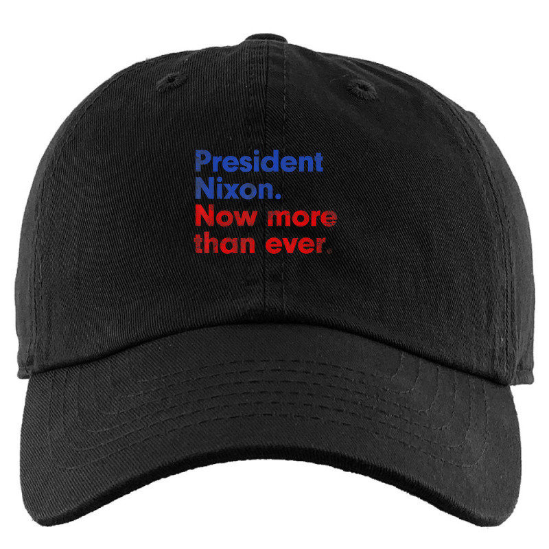 President Nixon Now More Than Ever Distressed Kids Cap | Artistshot