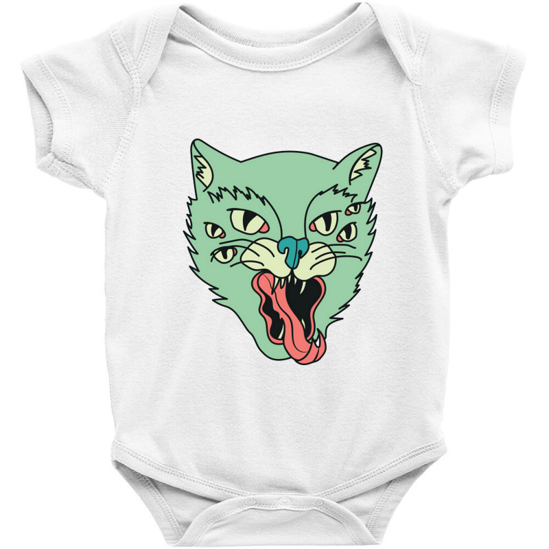 The Cat Eyes Baby Bodysuit by yovayo | Artistshot