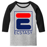 Ecstasy, Techno Rave Dreamscape, Ecstasy Vintage, The Ecstasy, Ecstasy Youth 3/4 Sleeve | Artistshot