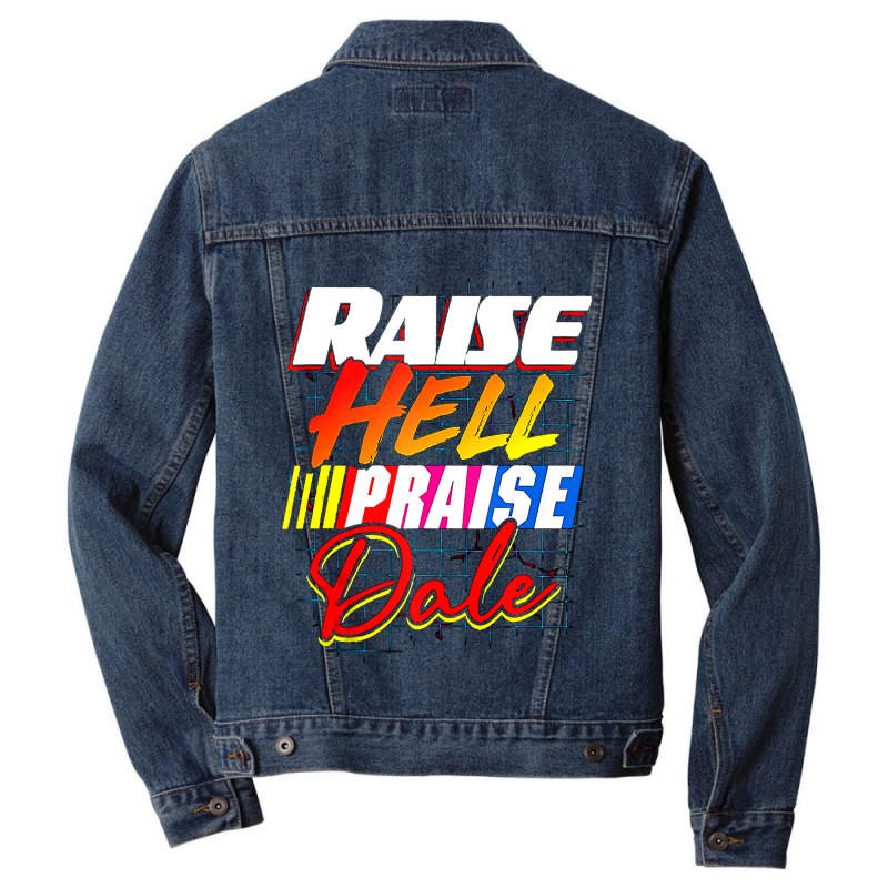 Raise Hell Praise Dale Vintage Men Denim Jacket | Artistshot