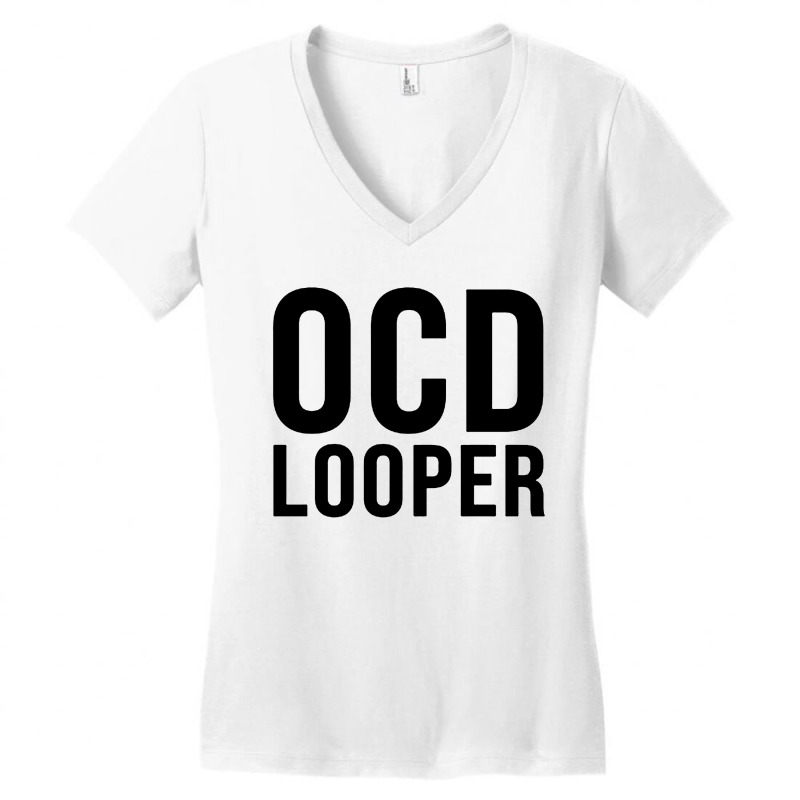 Ocd Looper Women's V-Neck T-Shirt by Smile 4ever | Artistshot