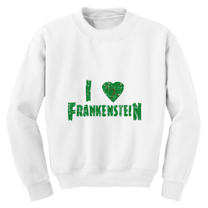 I Heart Frankenstein   Universal Monsters Youth Sweatshirt by bazgrafton | Artistshot