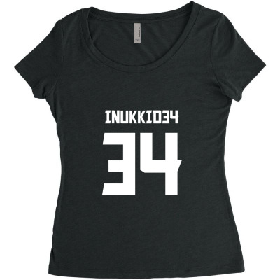 Inukki034 Women's Triblend Scoop T-shirt Designed By Sisi Kumala