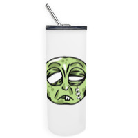 Zombie Head  Zombies Love Brains Skinny Tumbler | Artistshot