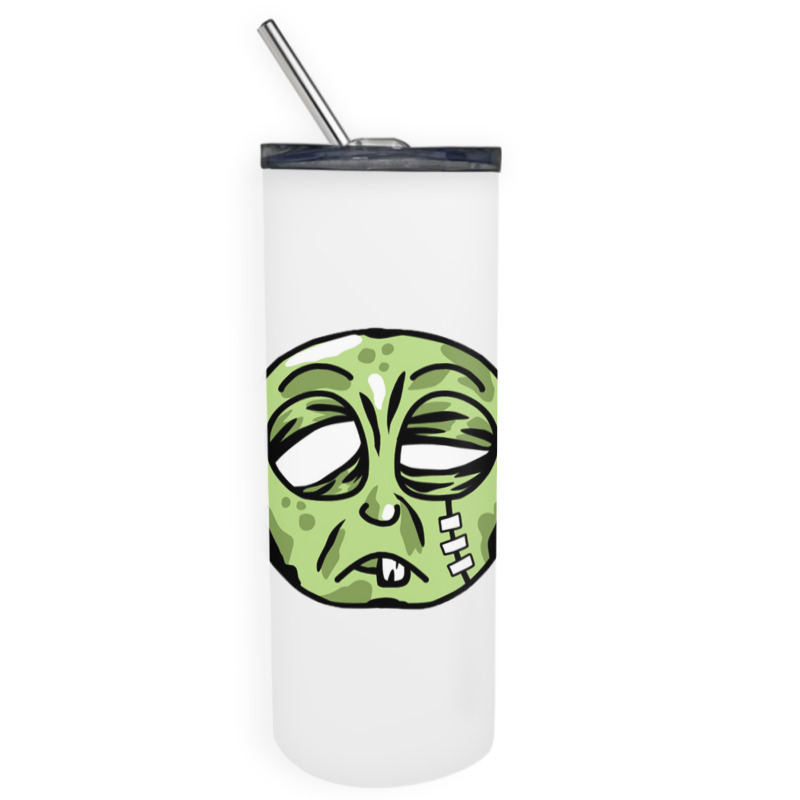 Zombie Head  Zombies Love Brains Skinny Tumbler | Artistshot