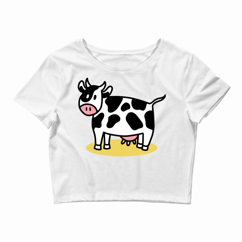 Cow Crop Top by Morspective | Artistshot