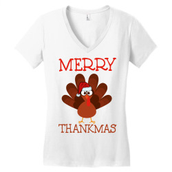 merry thankmas Women's V-Neck T-Shirt | Artistshot
