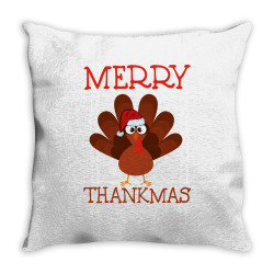 merry thankmas Throw Pillow | Artistshot
