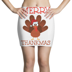 merry thankmas Mini Skirts | Artistshot