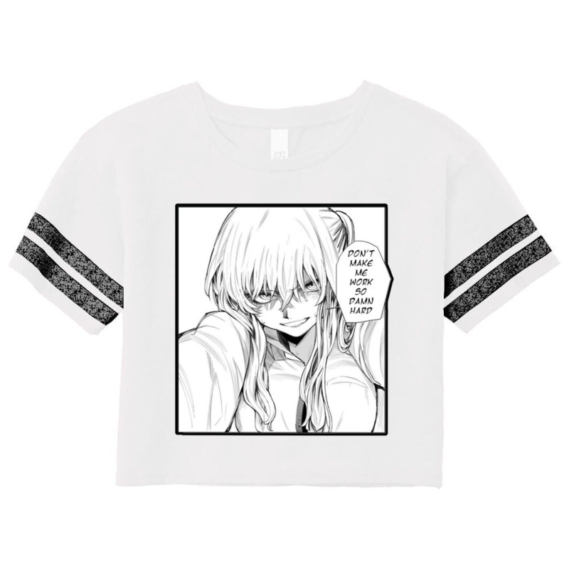 Shikimori-san (don_t Make Me Work So Damn Hard) Scorecard Crop Tee by cm-arts | Artistshot